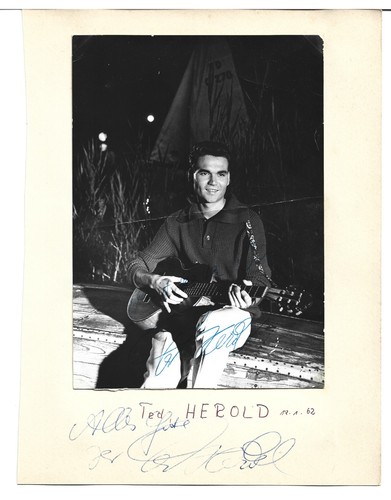 Ted herold foto autogramm aus - ted,