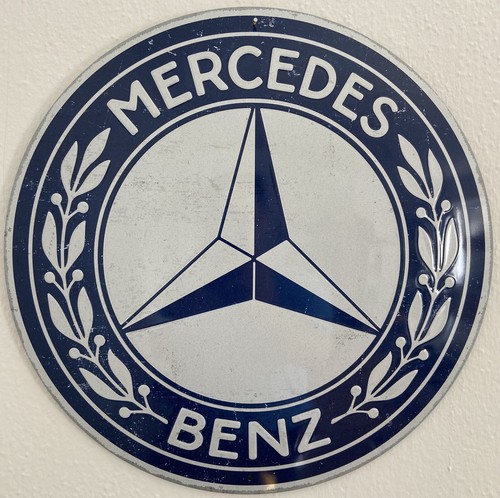 Mercedes benz logo blechschild - logo,