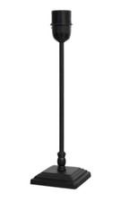 Lampenfuß Schwarz matt für