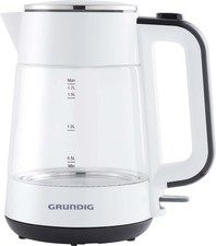 Grundig Glas-Wasserkocher WK 5860 ws/sw Wasserkocher GMK8640 Glas-Wasserkocher
