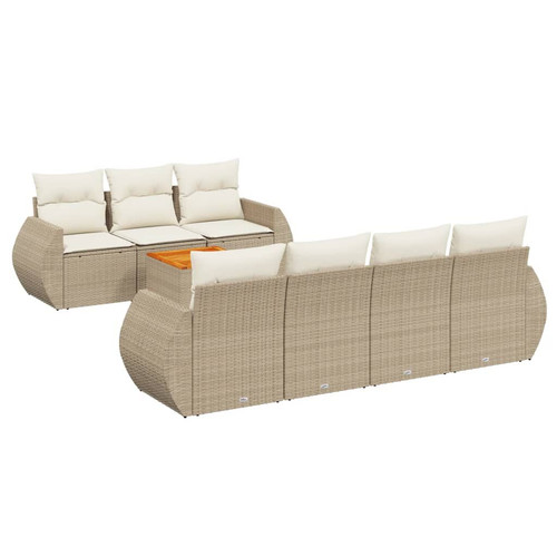 Garten lounge set teilig pe - lounge,