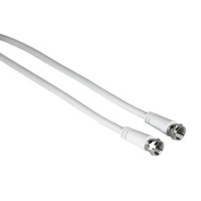 Hama 3m Sat-Kabel 75dB Antennen-Kabel F-Stecker Koax-Kabel Koaxial-Kabel HD TV