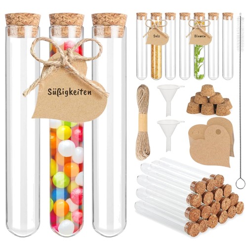 Glas reagenzglas mit korken - mit, 30