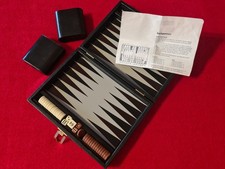 Wie neu: Backgammon Koffer Hartung Spiele 34x23cm 17cm Magnetisch Reisespiel