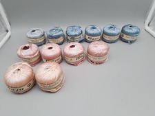 12 Stück alte Knäuel Mez Maya feine Häkel-Kunstseide je 25 Gramm,Vintage