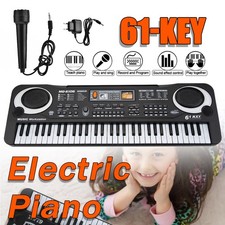 Elektronisches Klavier 61-Tasten Klaviertastaturen E-Piano Keyboard Organ Kinder