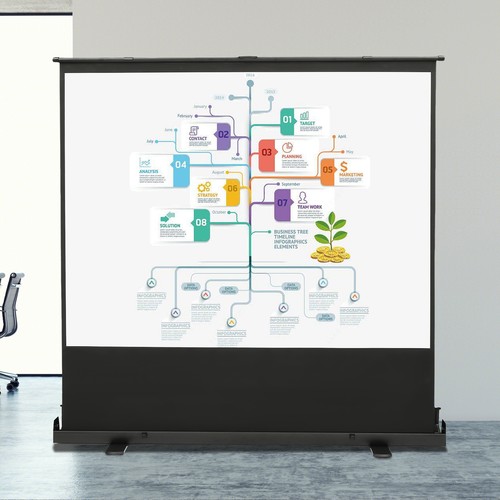 Projektorleinwand - 80",