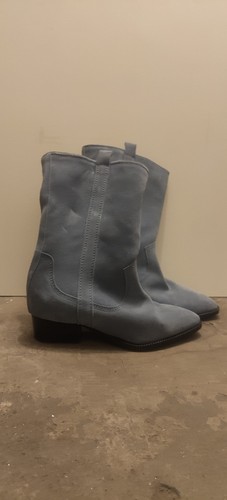 Blaue wildleder stiefeletten - blaue, wildleder-stiefeletten