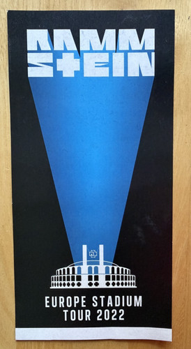 Rammstein concert ticket - rammstein,