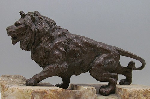 Löwe vintage skulptur auf - skulptur,