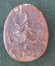 Winterhilfswerk WHW 34-35  Abzeichen Anstecker Ton super sammelwürdiger Zustand