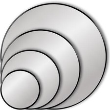 Wandspiegel Elsie Rund Spiegel 4 Größen Wohnzimmer Schlafzimmer Badezimmer