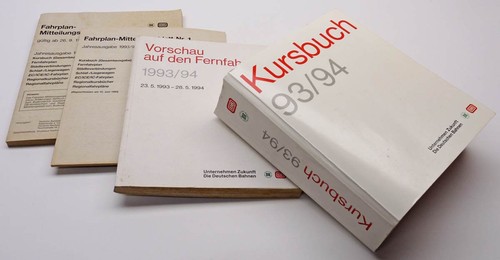 Kursbuch 1993 94 mit - db-/dr-kursbuch,