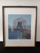 Grafik von Robert Krausen - handsigniert - limitiert 197/250 im Original Rahmen