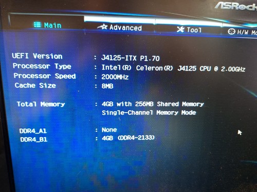 Asrock j4125 itx - j4125-itx, inkl.