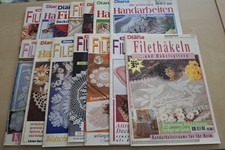 14 Häkelhefte Diana Filethäkeln Deckchen-Gardinen-Kissen-Spitzen S2