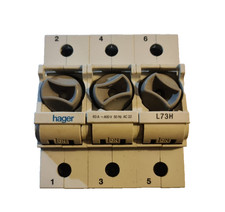 Hager L73H Lasttrennschalter D02 63 A 3polig gebraucht