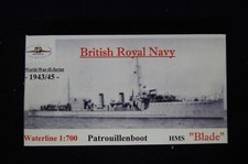 HP Models 1:700 Waterline  - brit. Patrouillenboot  HMS  Blade -1943/45-