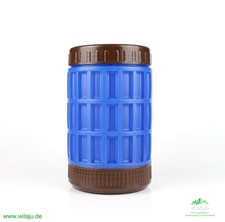 Sammlerobjekt DDR Eisbombe Thermobehälter Eisbehälter Wärmebehälter blau braun