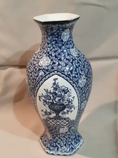antike Vase  Franz Anton Mehlem Bonn Dekor Flamand H ca. 24 cm