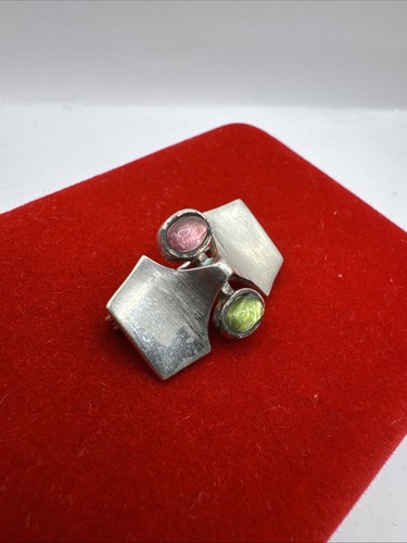 Vintage brosche 835 - silber, von