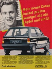 Vauxhall Corsa A Advertising