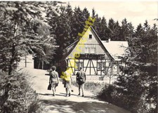 Sosa AK Gaststätte "Köhlerhütte" an der Talsperre Eibenstock Erzgebirge DDR 1973