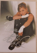 Autogramm deutsche Boxerin Regina Halmich 1990er Jahre (113949)
