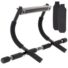 MAXXIVA Klimmzugstange mit Armschlaufen schwarz für Türrahmen Türeckstange