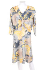 Manou Lenz dress Jersey Draping D 44 yellow shades