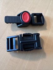 Verschluss für Fahrradhelm Helmschloss  2 Stück