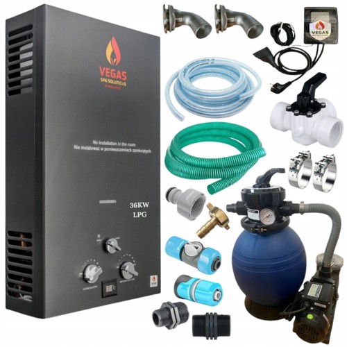 Gas poolheizung lpg - gas, kw