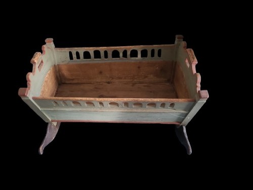 Antike biedermeier holz wiege - antike,