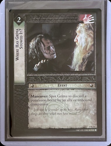 Lotr tcg where - where, grima