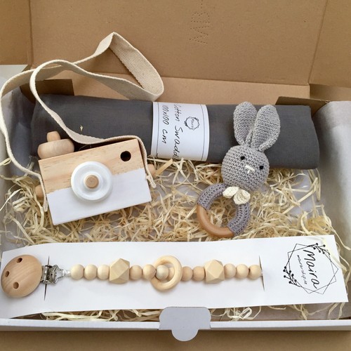 Baby geschenk set - baby, bunny"