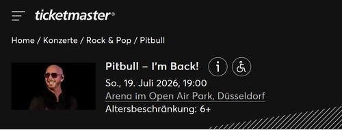 Tickets pitbull i m - tickets, i'm