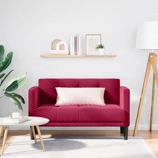 Loveseat Sofa Samt Couch