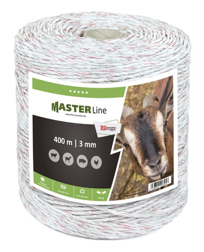 Tldmax weidezaunlitze 3 - weidezaunlitze,, mm