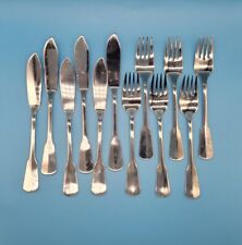 WMF Cromargan - Englisch Spaten - Fischbesteck für 6 Personen -12 Teile