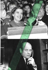 2 Fotos KLAUS LÖWITSCH - Pressefoto Vintage 1991 - Schauspieler Peter Strohm