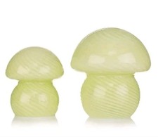 QVC Lumida Casa - 2 Pilzleuchten mit Timer - Lollipop Muster - hellgrün - neu