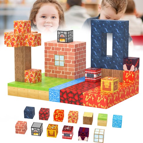 Magnetische bausteine blöcke - magnetische,