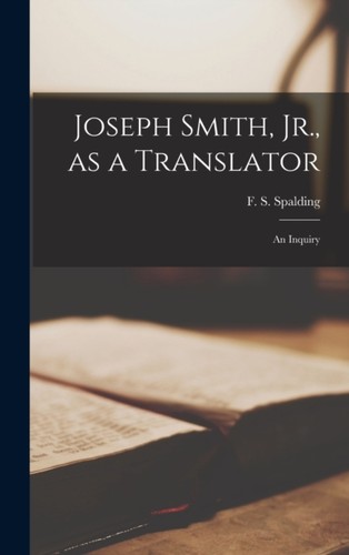Spalding joseph smith as - spalding,
