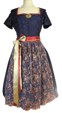 Sehr edles Seiden-Dirndl der Designer-Marke AlpenHerz, Gr. 42, neuwertig