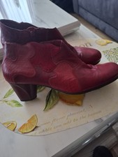 Think Damen Stiefelette Rot