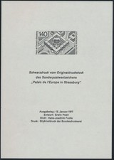 Bund Schwarzdruck 921 Palais