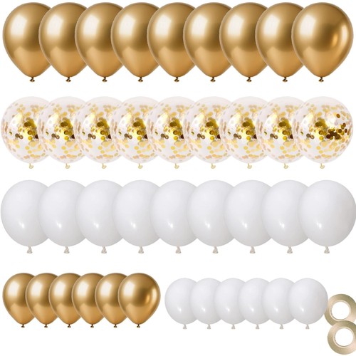 Luftballons set stück gold - set,