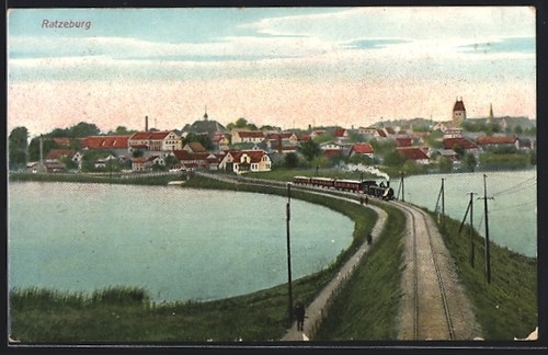 Ansichtskarte ratzeburg blick - ratzeburg,,