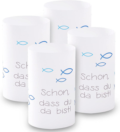Windlicht fisch deko stück - fisch, 8