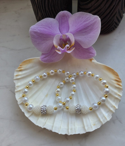 Armband perlen rund - armband,